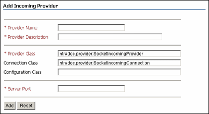Surrounding text describes Add Incoming Provider screen. Surrounding text describes Add Incoming Provider screen.