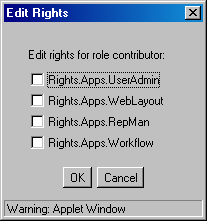 Surrounding text describes Edit Rights screen. Surrounding text describes Edit Rights screen.