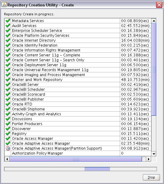 repository creation summary screen repository creation summary screen