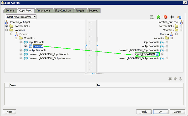 Edit Assign dialog