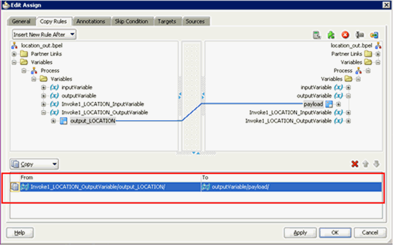 Edit Assign dialog