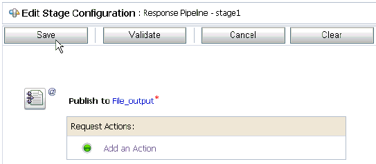 Edit Stage Configuration Edit Stage Configuration