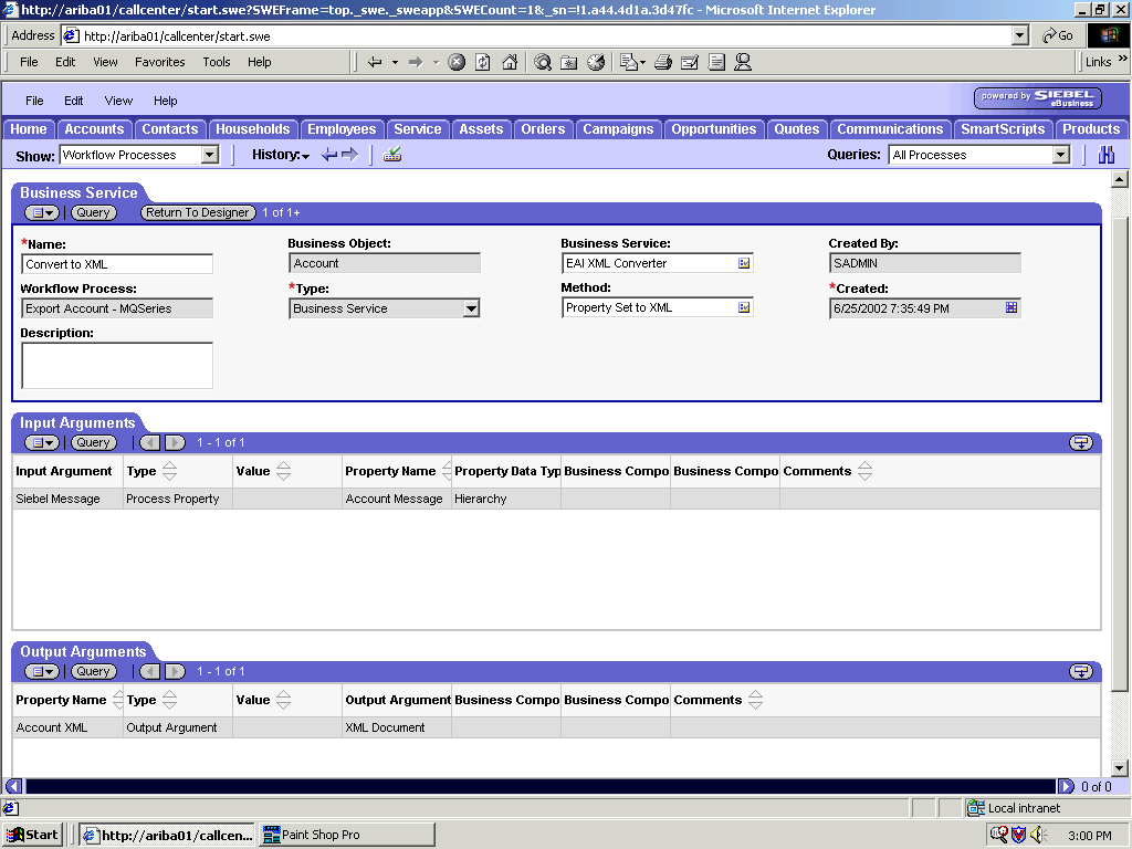 An EAI XML Converter Business Service. An EAI XML Converter Business Service.