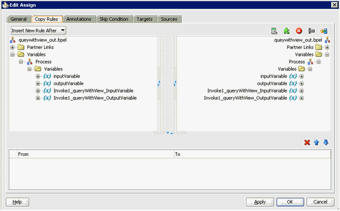 Edit Assign dialog