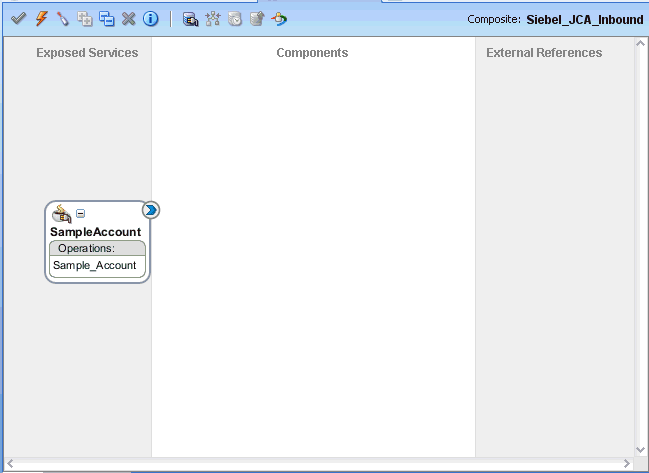 Exposed References pane Exposed References pane