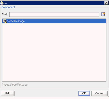 Browse Types dialog