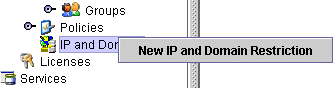 New IP and Domain Restriction option. New IP and Domain Restriction option.