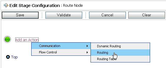 select Routing select Routing