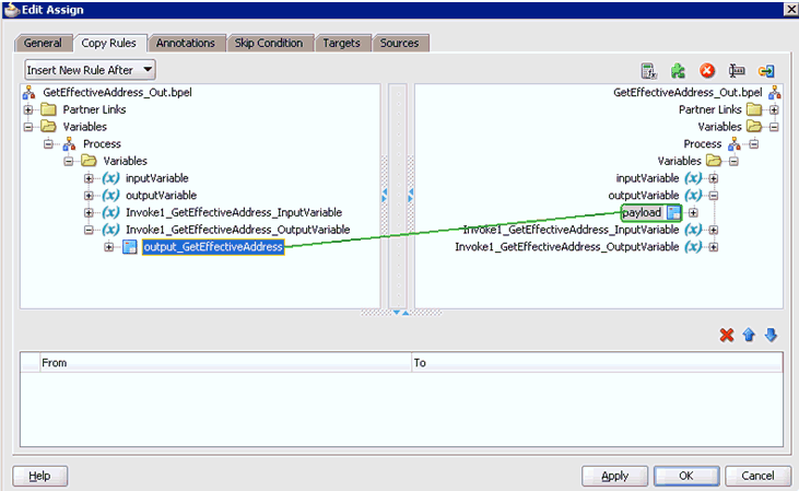 Edit Assign dialog