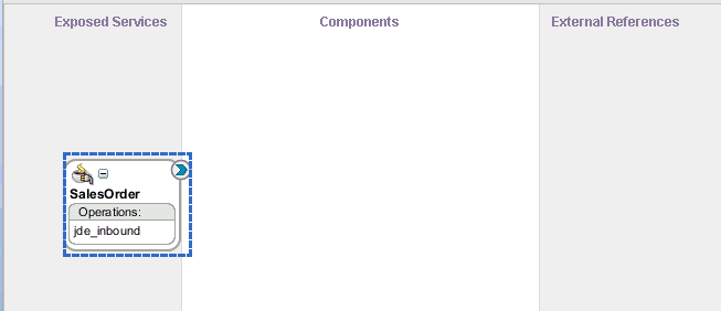 Exposed References pane Exposed References pane