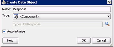 Create Data object