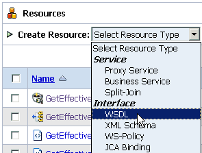 WSDL option WSDL option