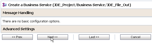 Message Handling page Message Handling page