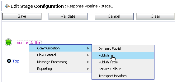Select Publish Select Publish