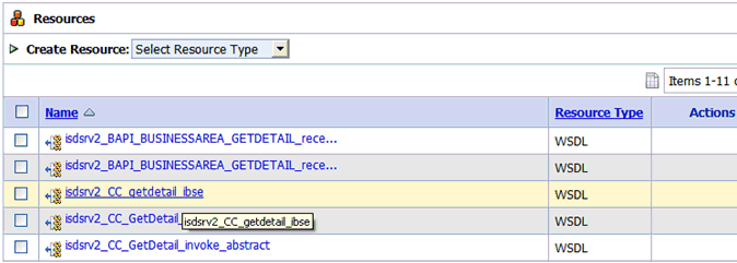 selected WSDL file selected WSDL file
