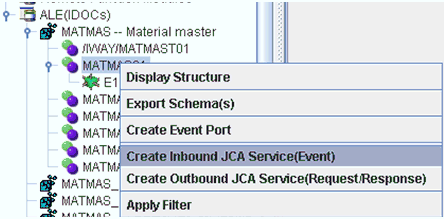 Create Inbound JCA Service Create Inbound JCA Service