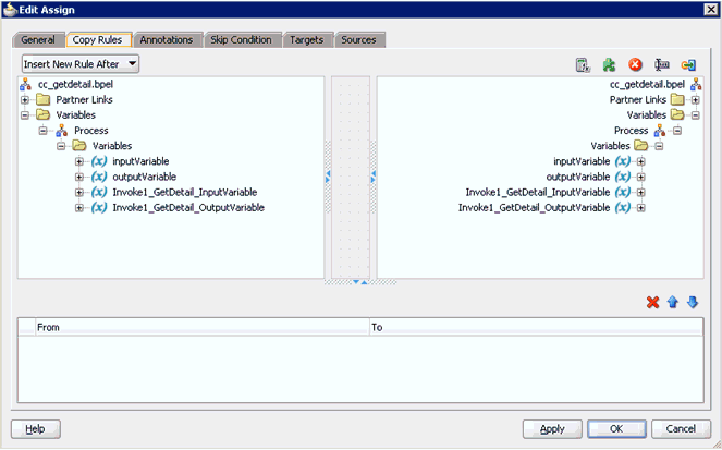 Edit Assign dialog