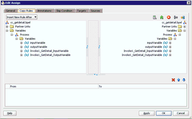 Edit Assign dialog