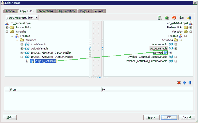 Edit Assign dialog