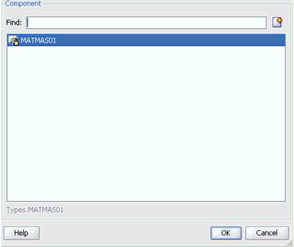 Browse Types dialog