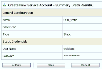 Summary page