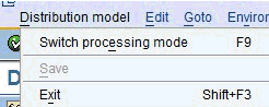 Switch processing mode option Switch processing mode option