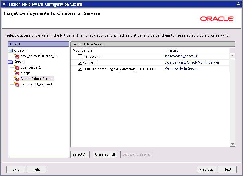Description of targetdeployments.gif follows Description of targetdeployments.gif follows
