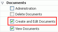 Documents service permission for a Viewer role. Documents service permission for a Viewer role.