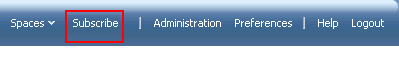 Subscription Preferences component Subscription Preferences component