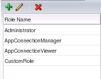 WebCenter Portal Administration Console - Roles Pane WebCenter Portal Administration Console - Roles Pane