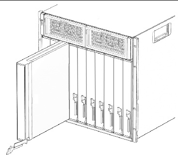 Figure showing filler panel removal