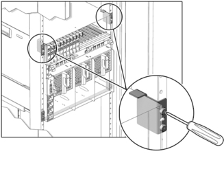 image:Figure showing screws securing the upper rear brackets.