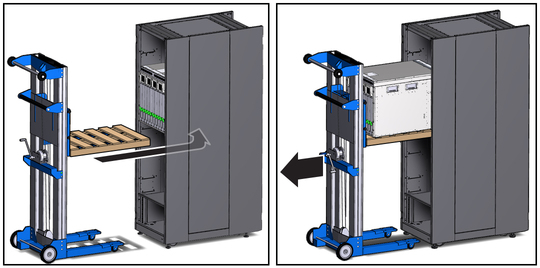 Figure showing the chassis removal. image:Figure showing the chassis removal.