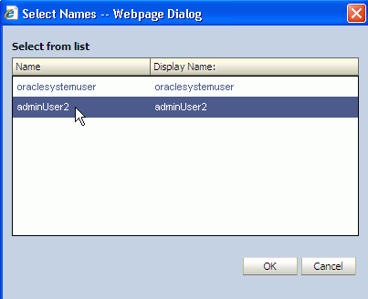 Description of bam_admin_object_select.gif follows Description of bam_admin_object_select.gif follows