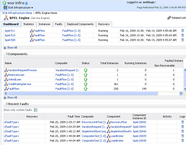 Description of bpel_dashboard_low.gif follows Description of bpel_dashboard_low.gif follows