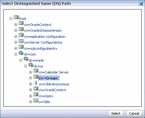 Description of odsm_select_dnpath_group.gif follows Description of odsm_select_dnpath_group.gif follows
