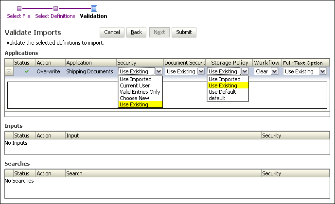 Surrounding text describes import_validate.gif. Surrounding text describes import_validate.gif.