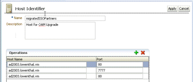 Host Identifier for migratedSSOPartners Host Identifier for migratedSSOPartners
