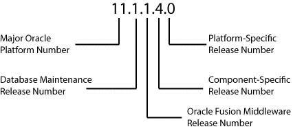 Example of an Oracle Release Number Example of an Oracle Release Number