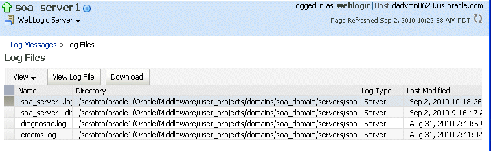 Description of viewlog.gif follows Description of viewlog.gif follows