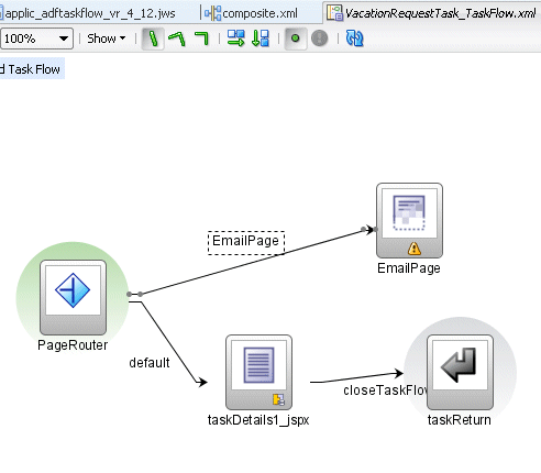 EmailPage property inspector EmailPage property inspector