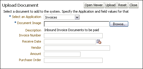 Description of IPM Upload Document screen. Description of IPM Upload Document screen.