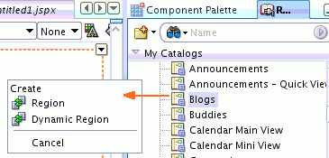 Adding Blog Task Flow Using Resource Palette Adding Blog Task Flow Using Resource Palette
