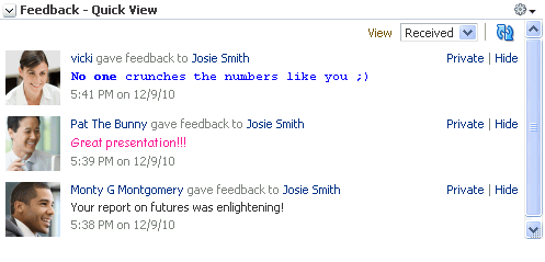 Feedback - Quick View task flow Feedback - Quick View task flow