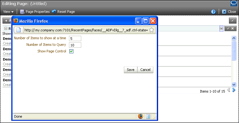 Advanced Edit dialog Advanced Edit dialog