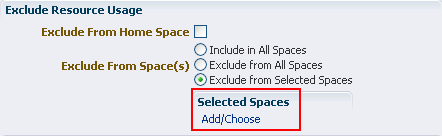 Exclude Resource Usage section Exclude Resource Usage section