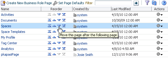 Reorder icons on Business Role Pages Reorder icons on Business Role Pages