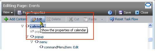 Show the properties of calendar icon Show the properties of calendar icon