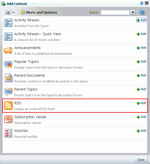 RSS service Task Flow in Resource Catalog RSS service Task Flow in Resource Catalog