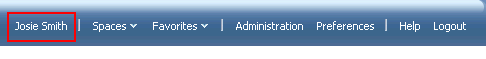 Current User Profile component Current User Profile component